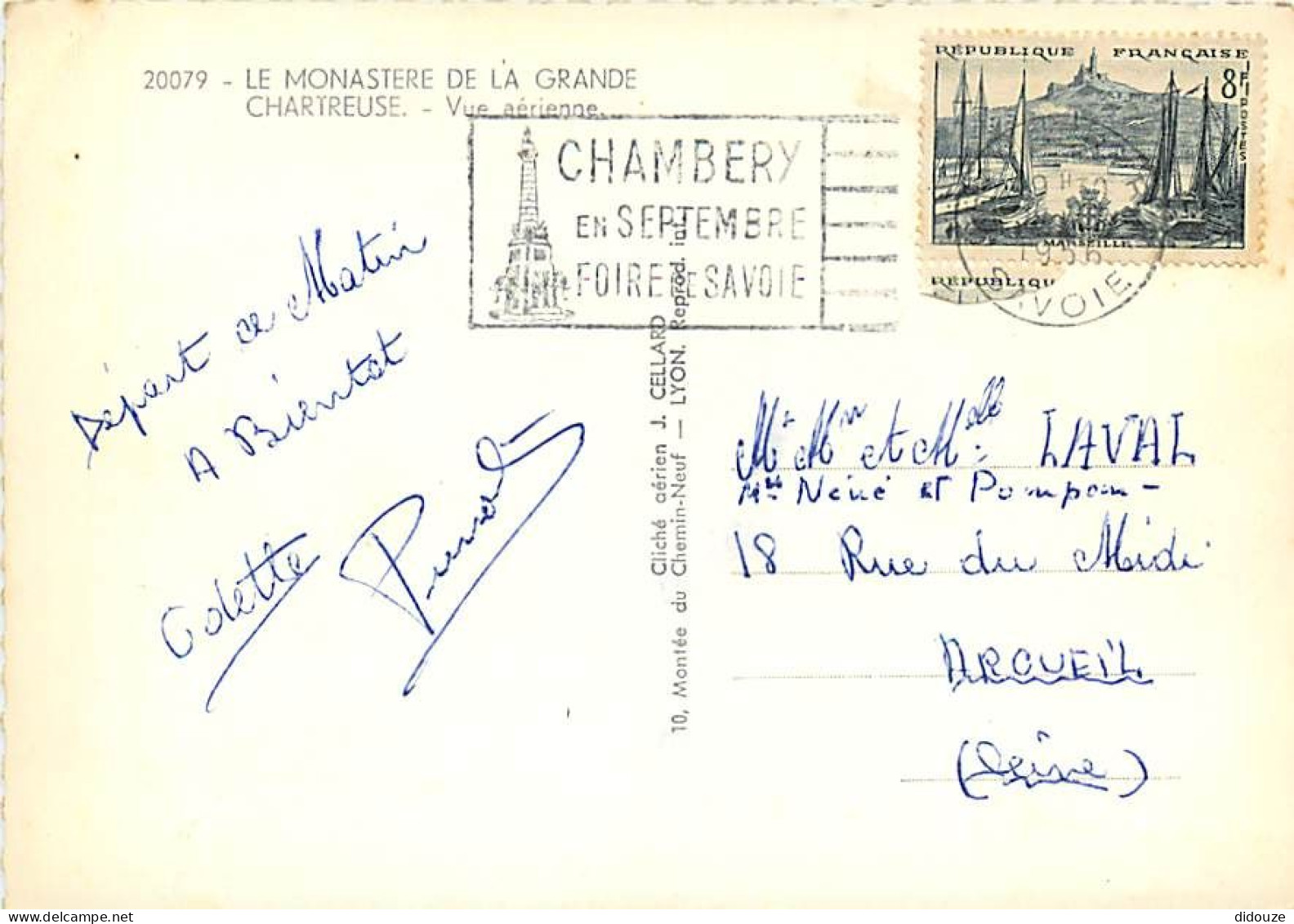 38 - La Grande Chartreuse - Monastère De La Grande Chartreuse - Vue Aérienne - Carte Dentelée - CPSM Grand Format - Voir - Chartreuse