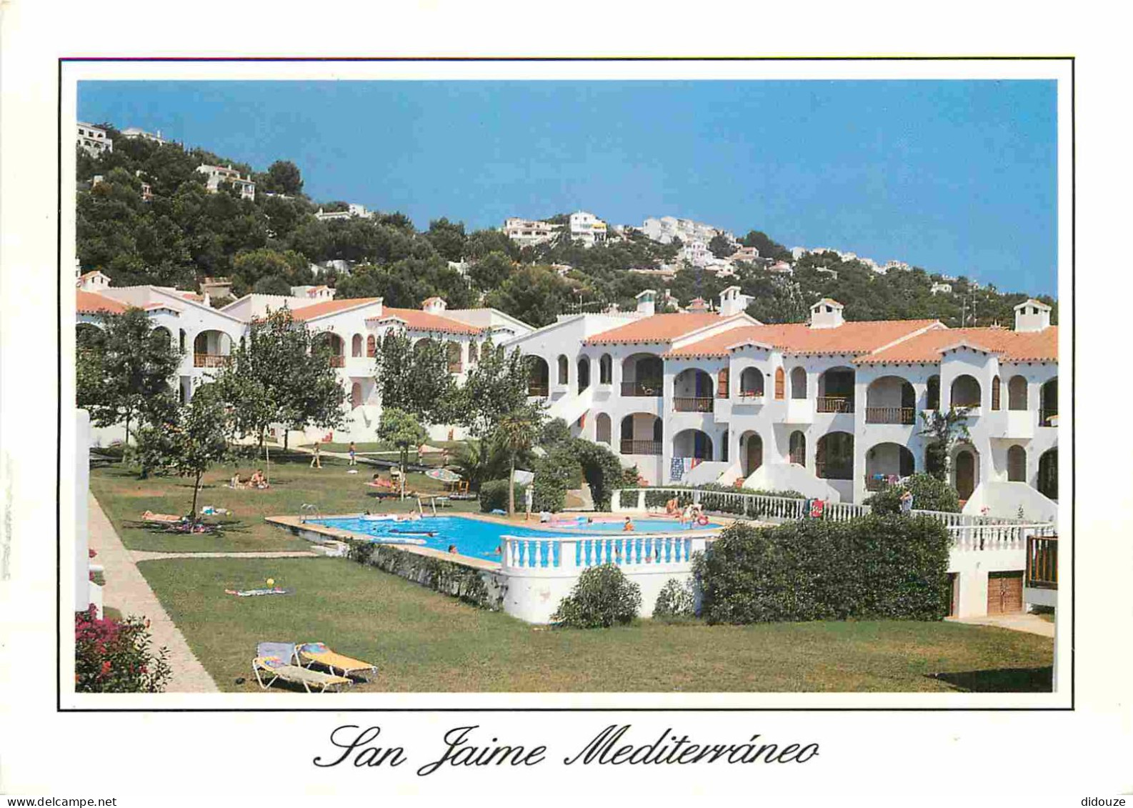 Espagne - Espana - Islas Baleares - Menorca - San Jaime Mediterraneo - Piscine - Architecture - CPM - Voir Scans Recto-V - Menorca