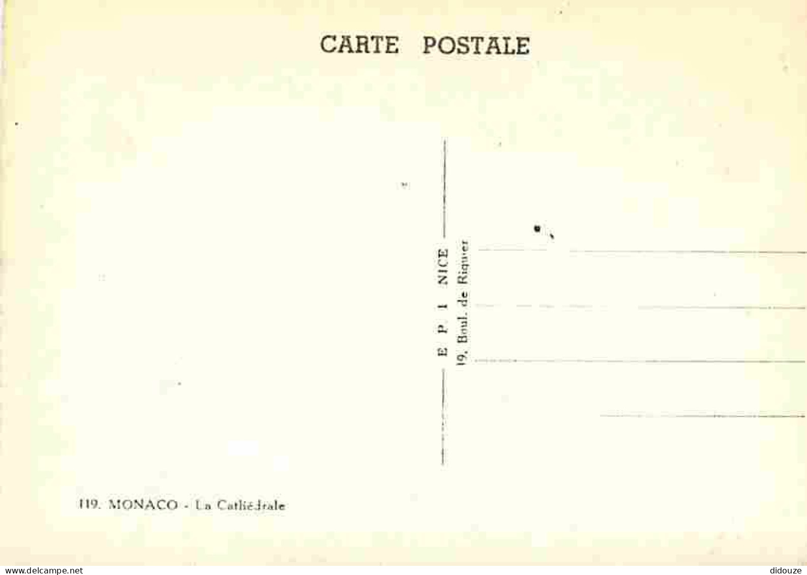 Monaco - La Cathédrale - CPM - Voir Scans Recto-Verso - Kathedraal Van Onze-Lieve-Vrouw Onbevlekt Ontvangen