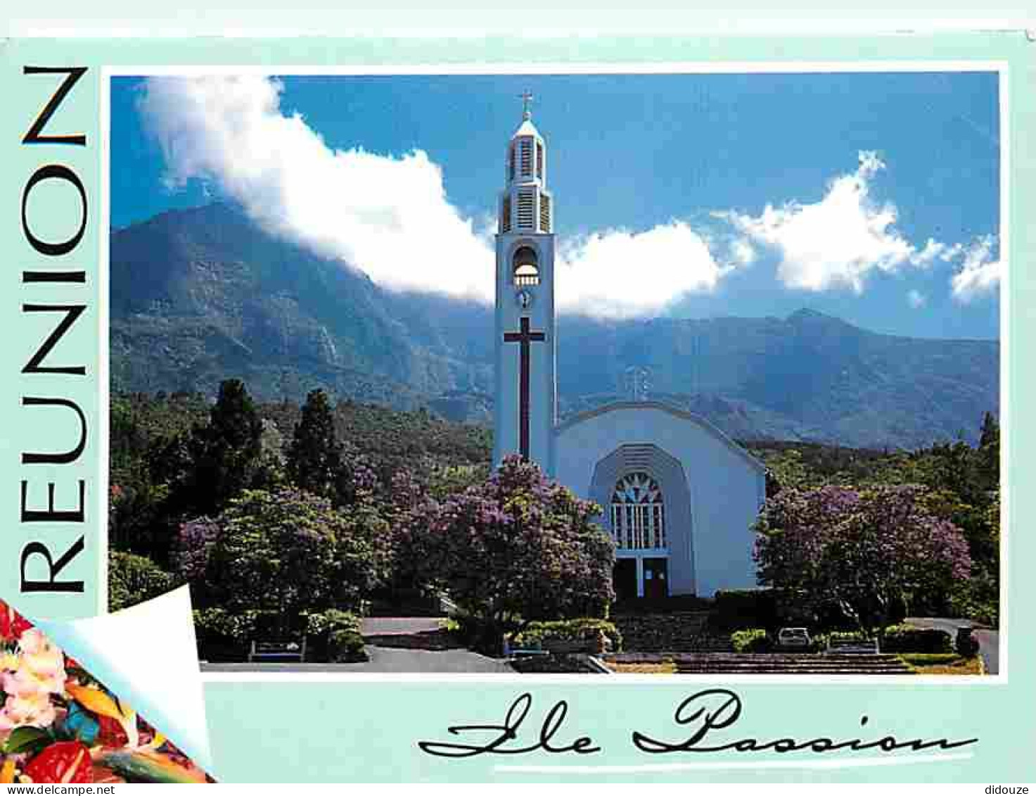 Ile De La Réunion - Cilaos - L'église - Flamme Postale - CPM - Voir Scans Recto-Verso - Autres & Non Classés