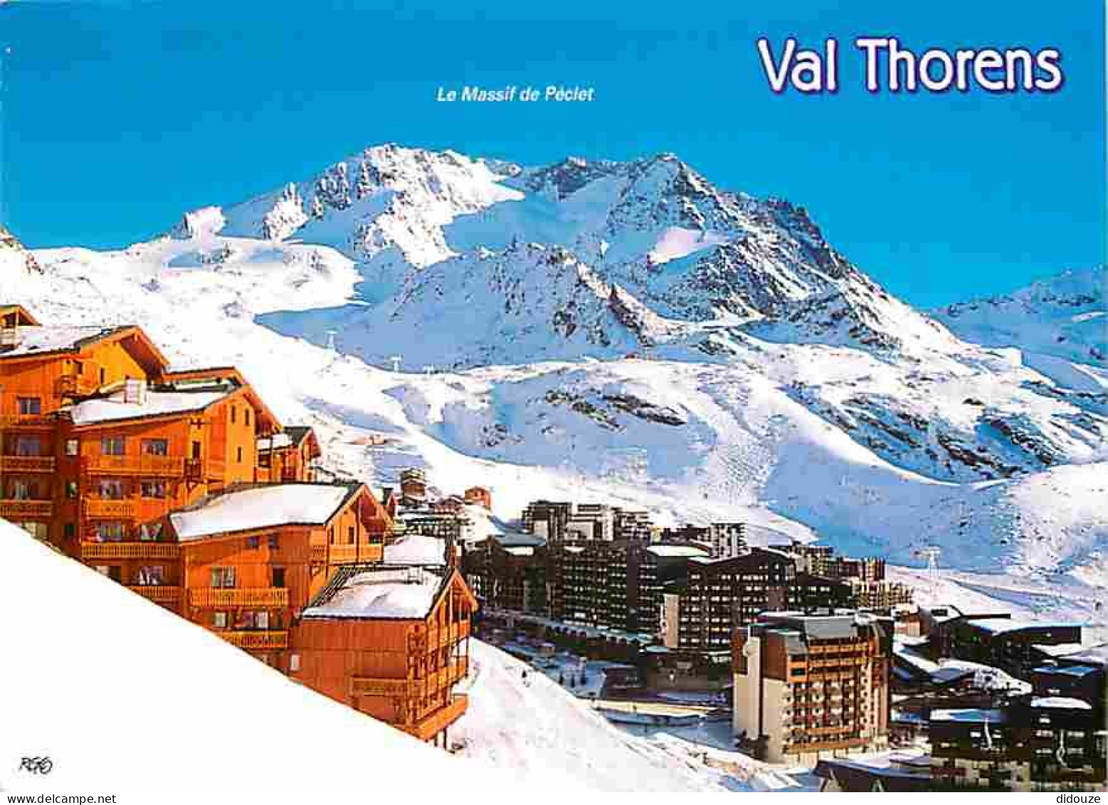 73 - Val Thorens - Le Sommet De La Saulire Et Les Pistes Du Massif De Péclet - CPM - Voir Scans Recto-Verso - Val Thorens