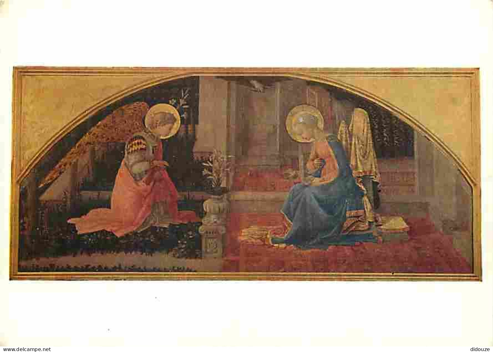 Art - Peinture Religieuse - Lippi - The Annunciation - CPM - Voir Scans Recto-Verso - Quadri, Vetrate E Statue