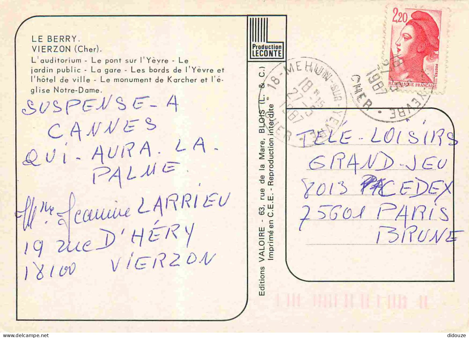 18 - Vierzon - Multivues - CPM - Voir Scans Recto-Verso - Vierzon