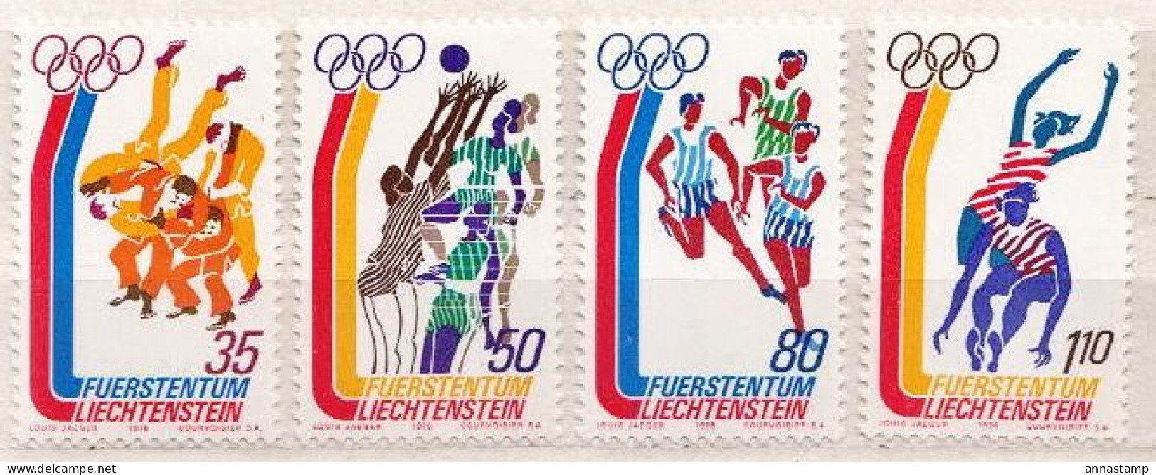 Liechtenstein MNH Set - Zomer 1976: Montreal