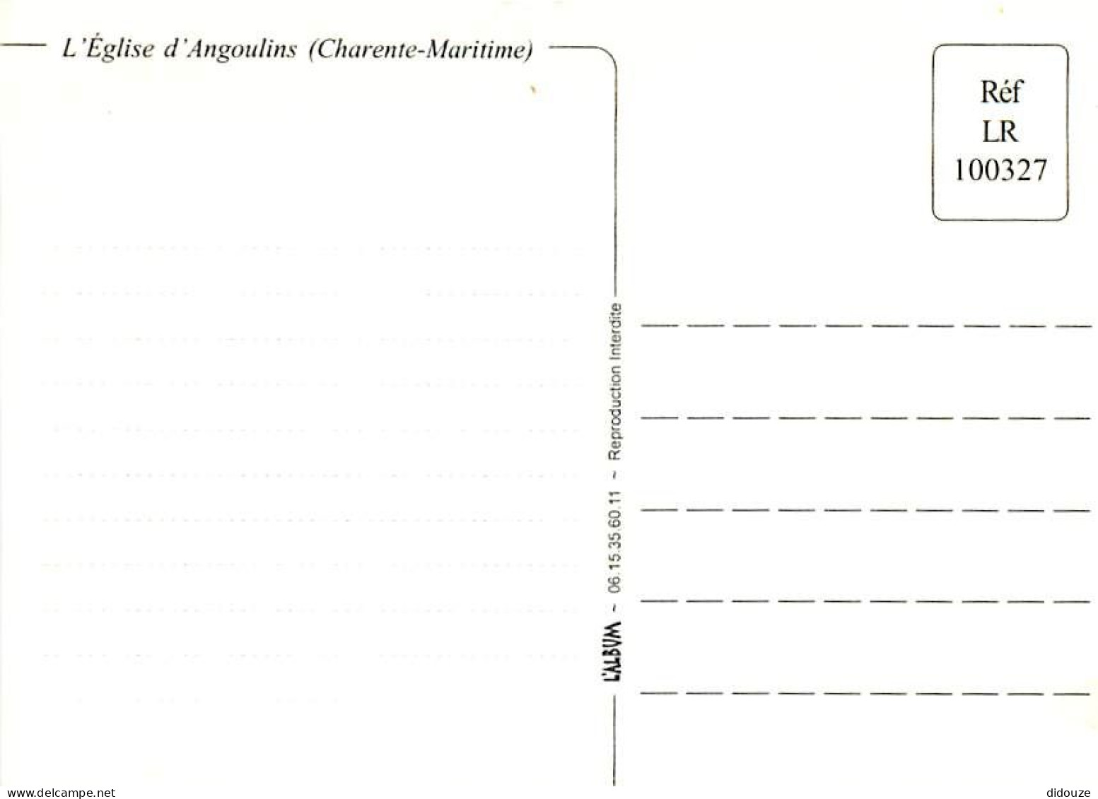 17 - Angoulins Sur Mer - L'Eglise - Multivues - Carte Neuve - CPM - Voir Scans Recto-Verso - Angoulins