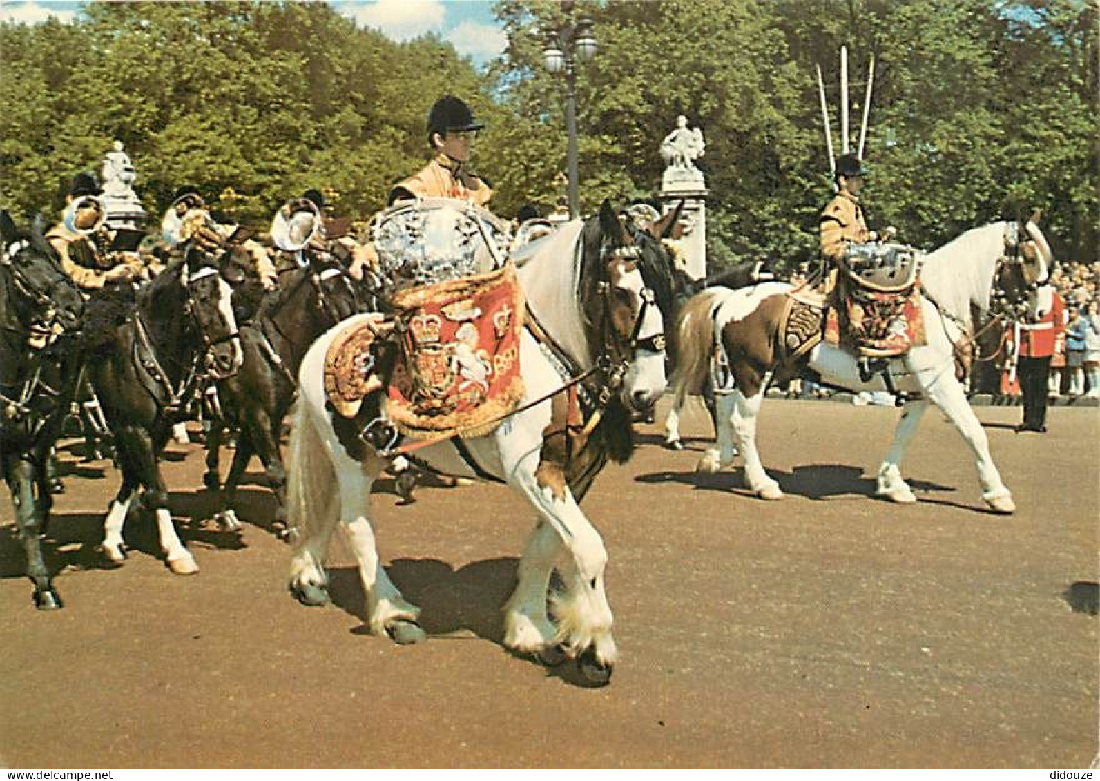 Animaux - Chevaux - Royaume-Uni - Drum Horses, London - Défilé - Carte Neuve - CPM - UK - Voir Scans Recto-Verso - Paarden