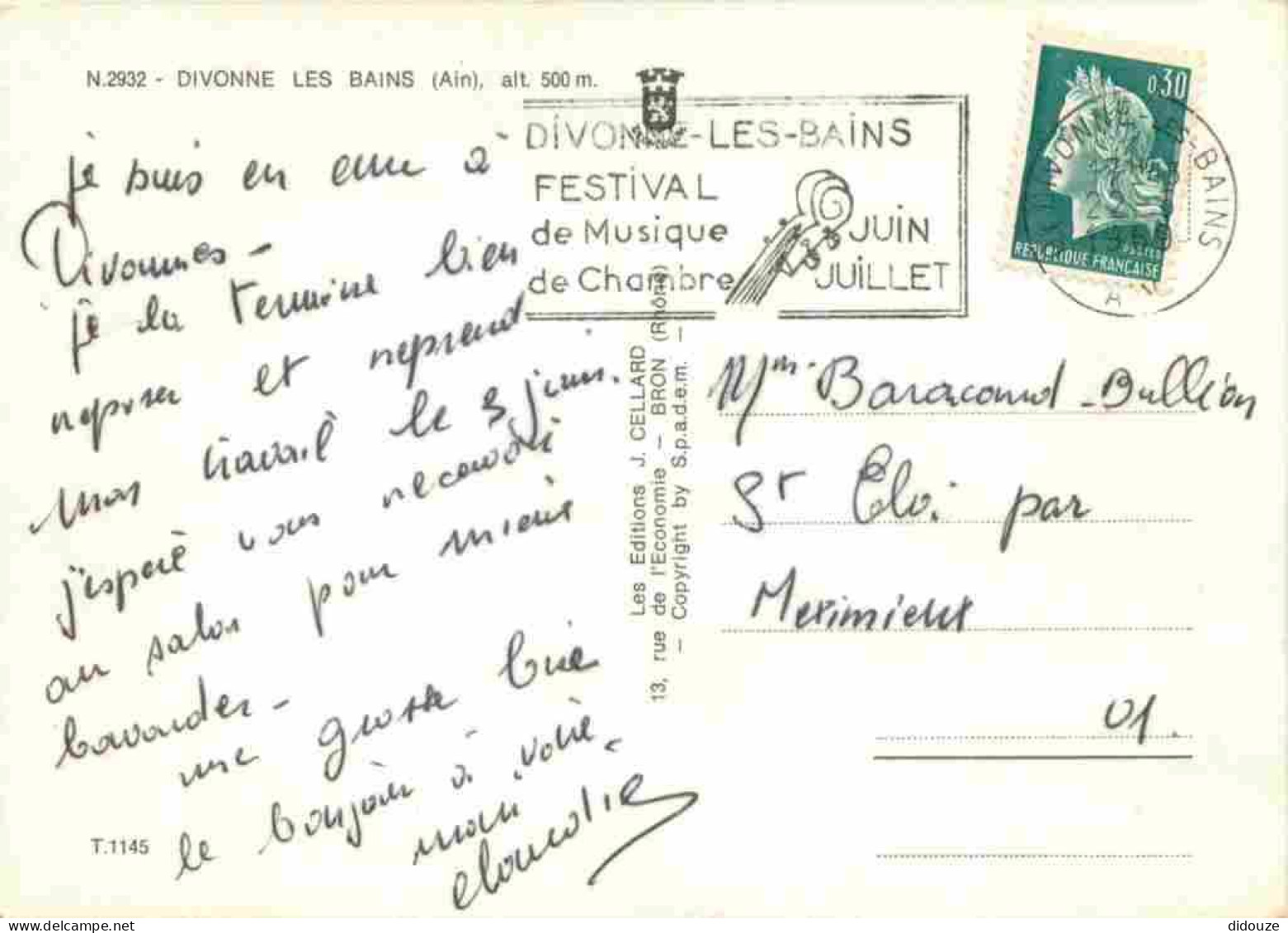 01 - Divonne Les Bains - Multivues - CPM - Voir Scans Recto-Verso - Divonne Les Bains