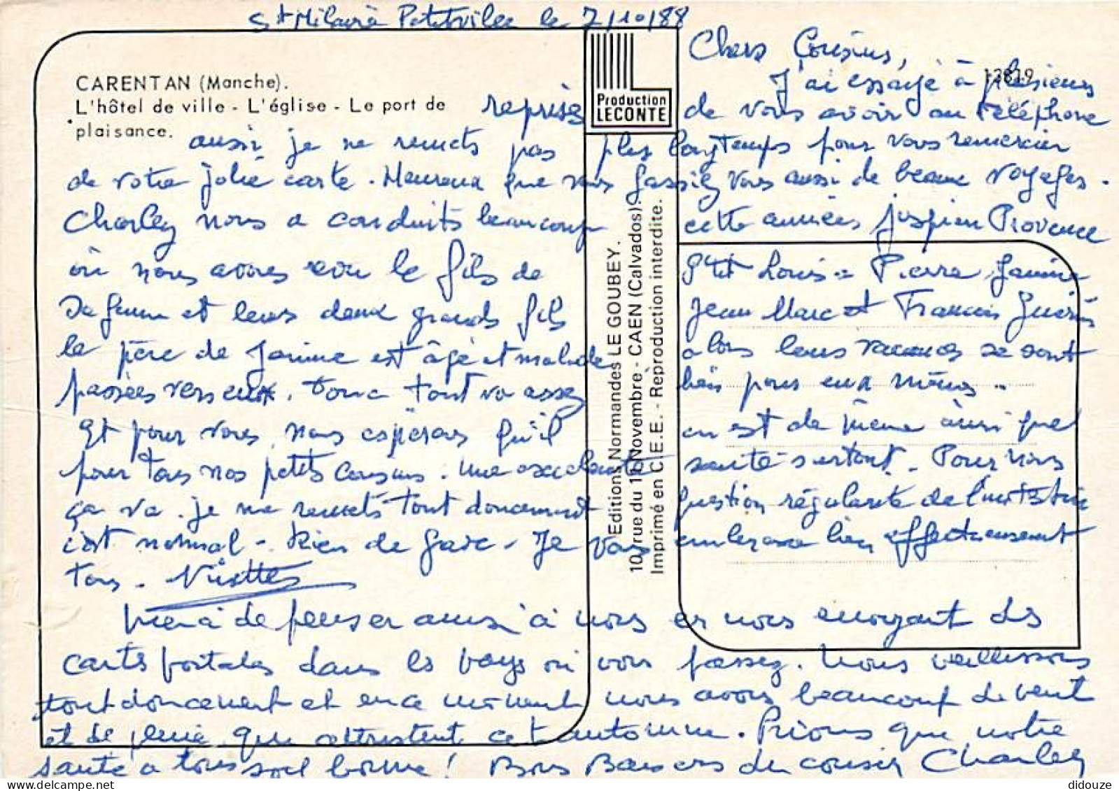 50 - Carentan - Multivues - CPM - Voir Scans Recto-Verso - Carentan