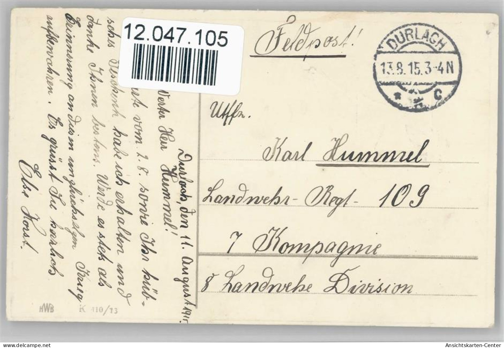 12047105 - Eisernes Kreuz Schwarz-weiss-rot Fahne Und - War 1914-18