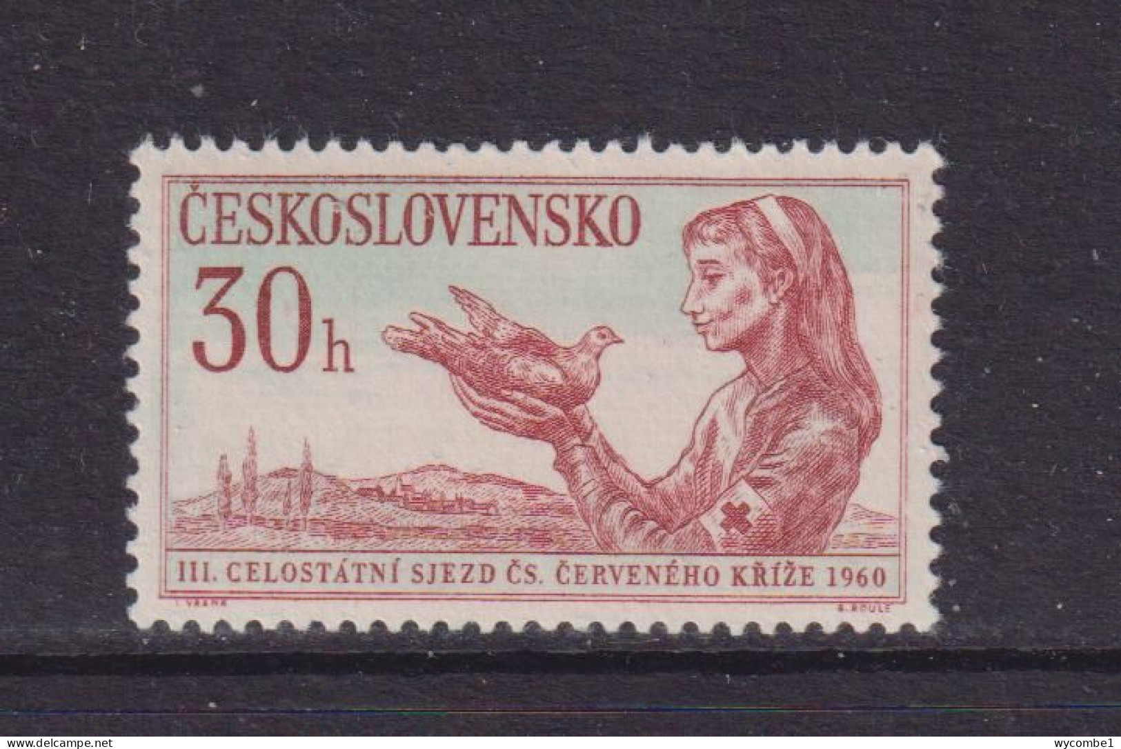 CZECHOSLOVAKIA  - 1960 Red Cross 30h Never Hinged Mint - Neufs