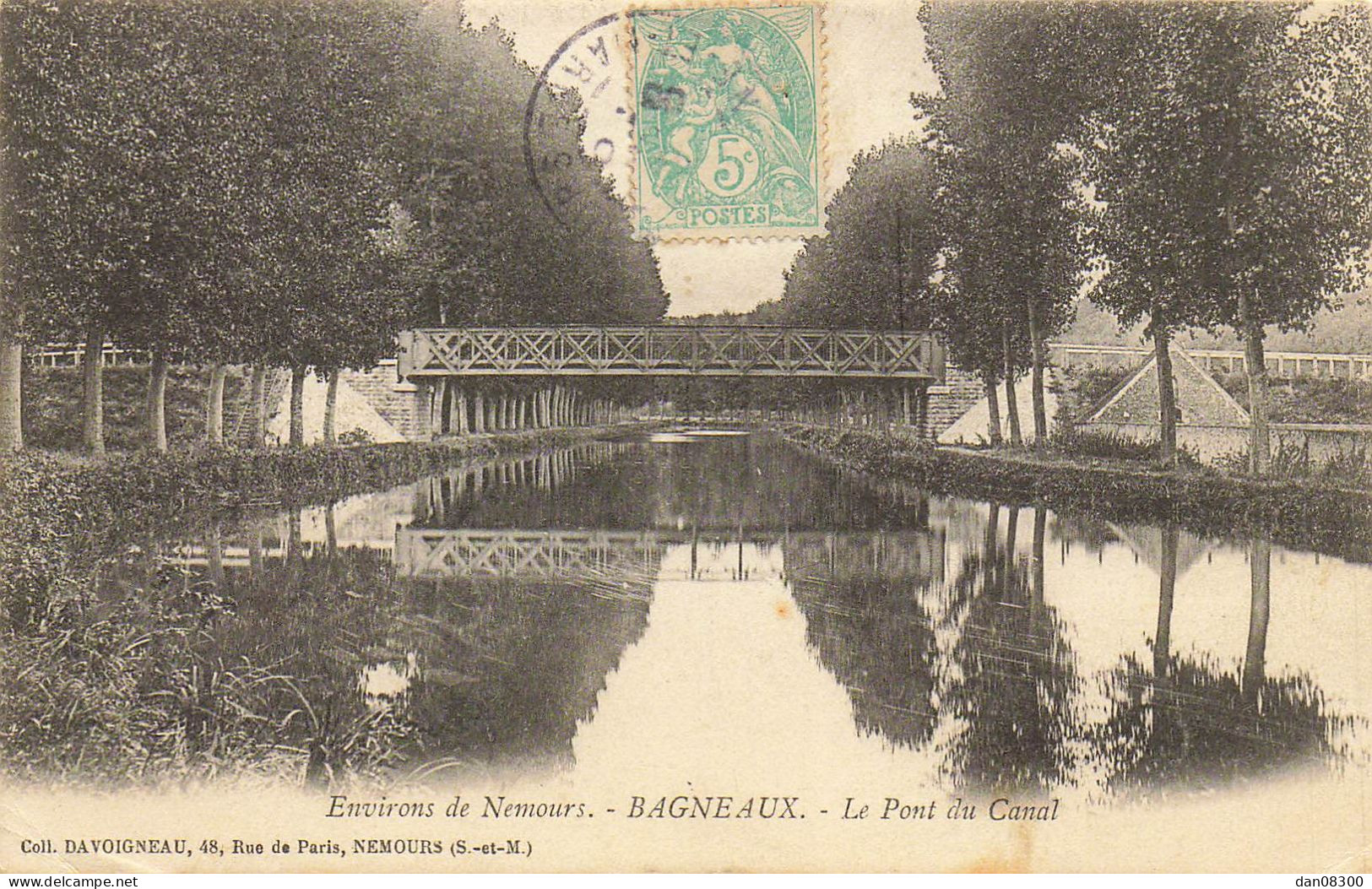 77 ENVIRONS DE NEMOURS BAGNEAUX LE PONT DU CANAL - Bagneaux Sur Loing