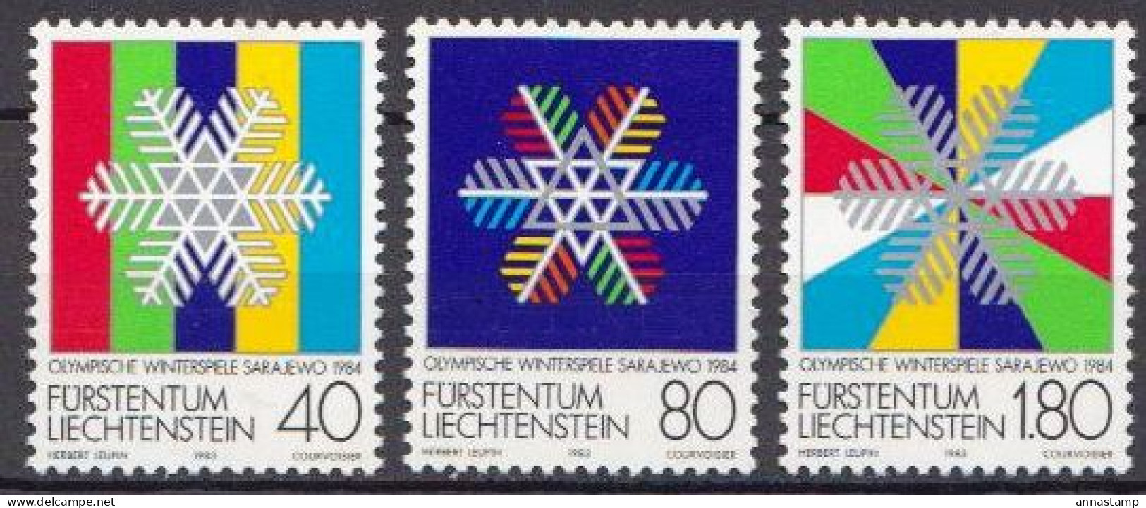 Liechtenstein MNH Set - Hiver 1984: Sarajevo