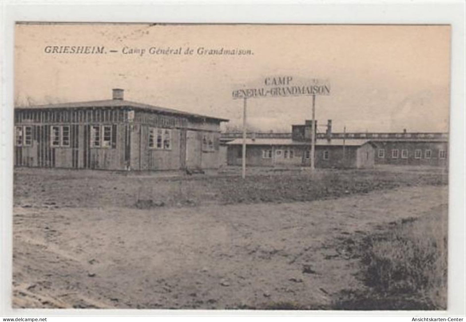 39088905 - Griesheim. Camp Général De Grandmaison. Feldpost, Stempel Von 1924. Vorder- Und Rueckseite Fleckig, Sonst Gu - Griesheim