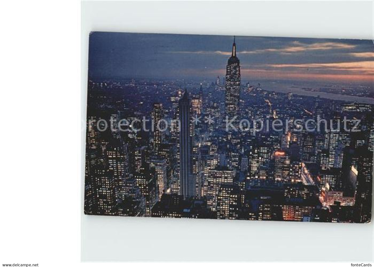 72299928 New_York_City Skyline Bei Nacht Mit Empire State Building - Other & Unclassified