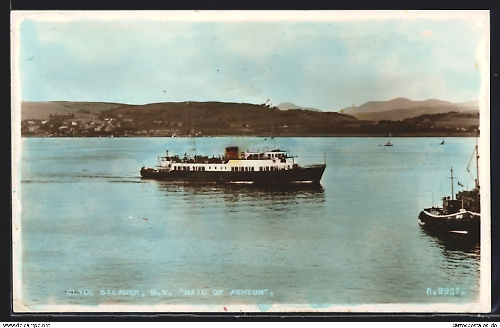 AK Clyde Steamer MV Maid Of Ashton  - Paquebots