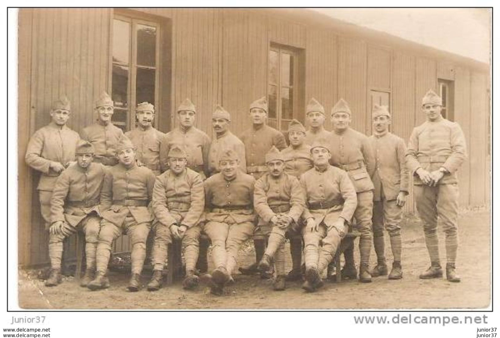 2 Cartes Photos Militaire .Groupe écrite En 1924 &  304 Sur Le Col - Uniformi
