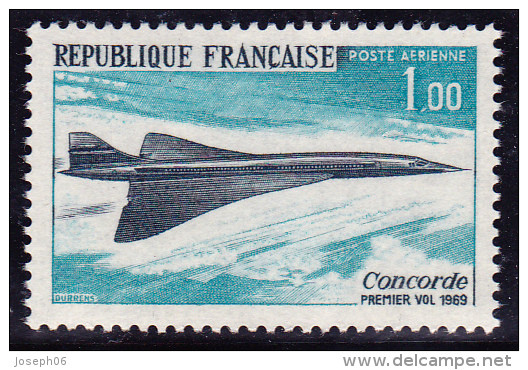 FRANCE    1969  Poste  Aérienne  Y.T. N° 43  NEUF** - 1960-.... Nuovi