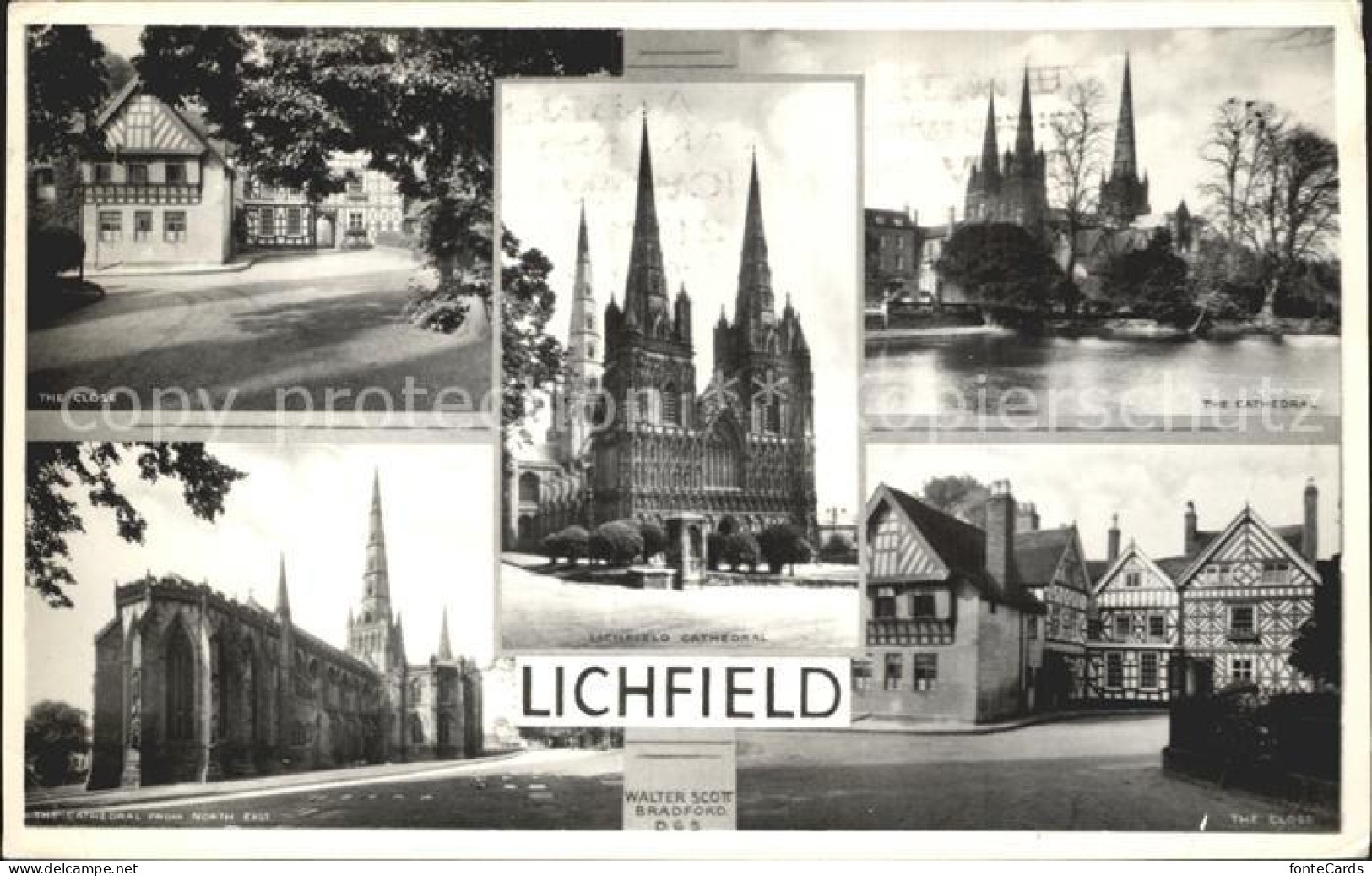 72299108 Lichfield Cathedrale Close   - Andere & Zonder Classificatie