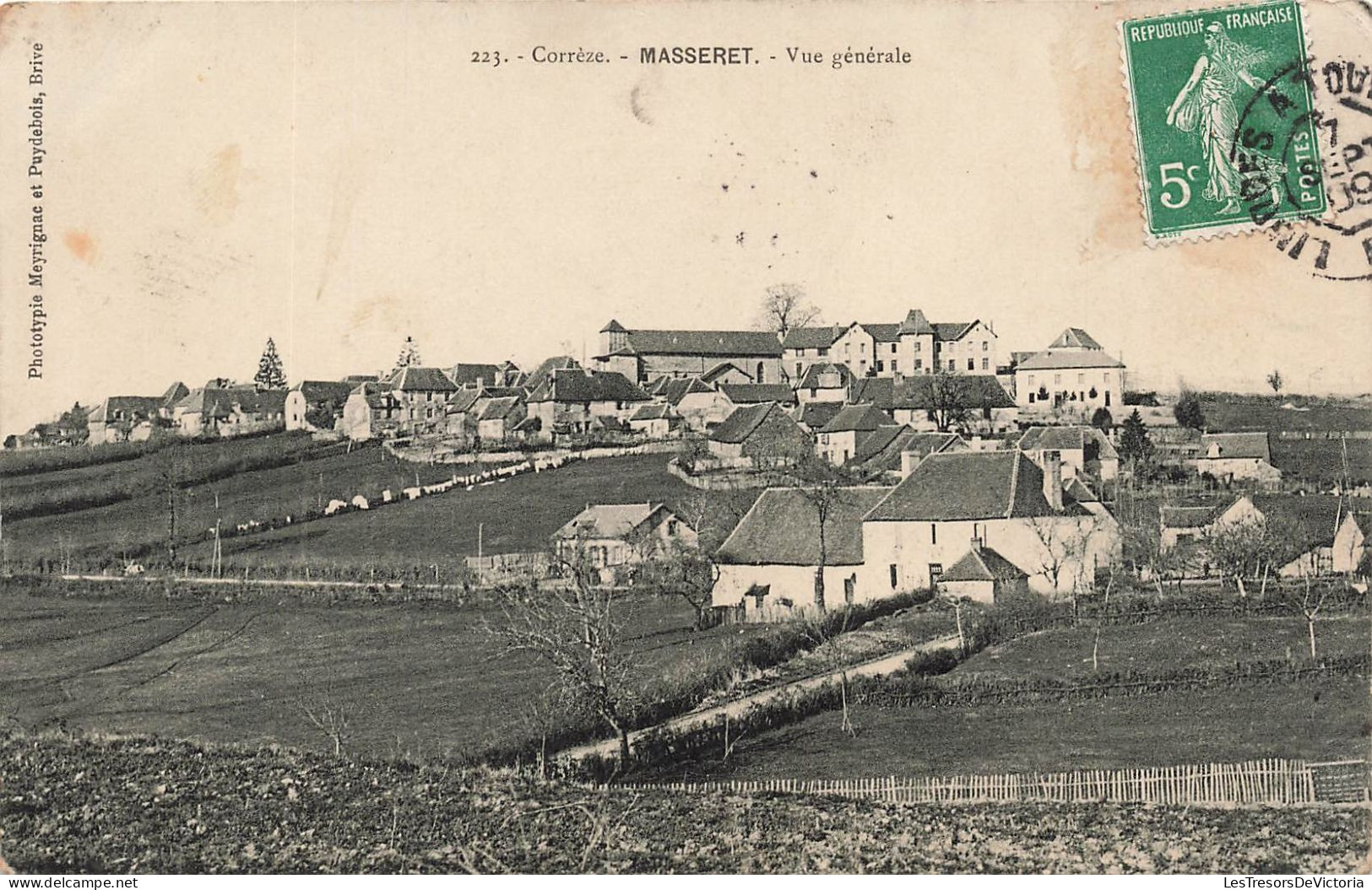 FRANCE - Corrèze - Masseret - Vue Générale - Vue Sur Une Partie De La Ville - Carte Postale Ancienne - Tulle