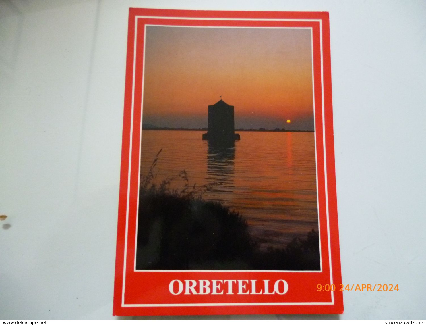 Cartolina Viaggiata "ORBETELLO Tramonto Sulla Laguna" 1984 - Grosseto