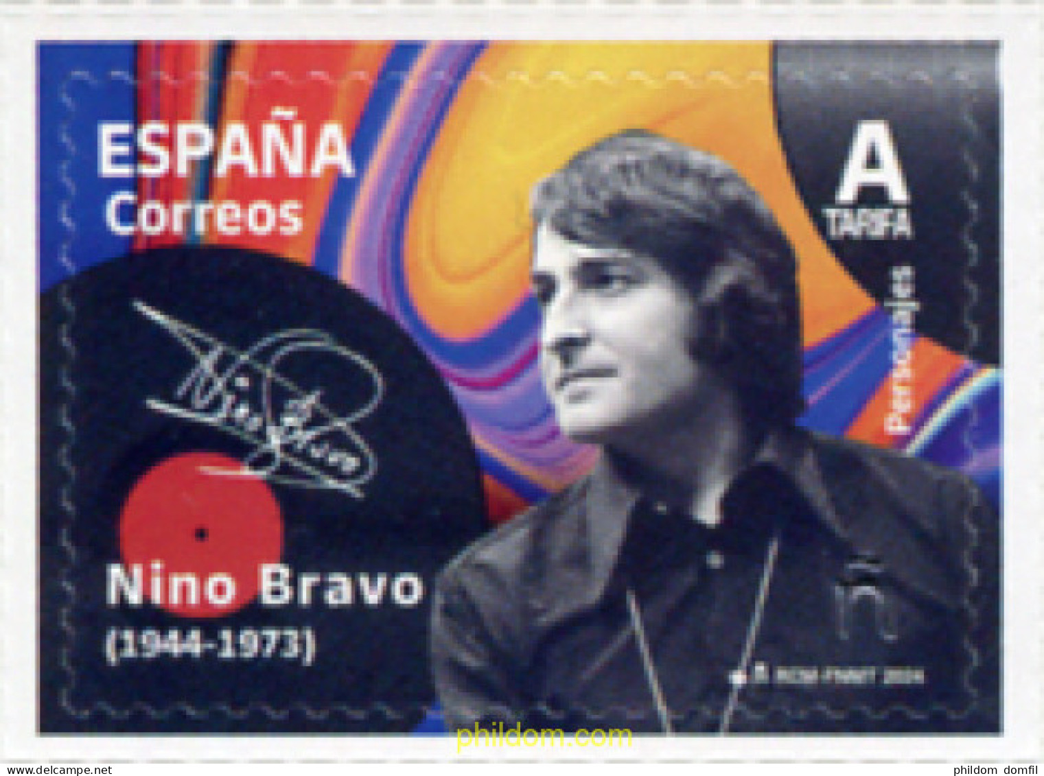 723860 MNH ESPAÑA 2024 PERSONAJES. NINO BRAVO (1944-1973). - Unused Stamps