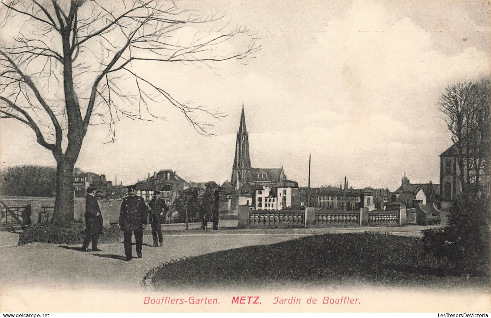 FRANCE - Boufflers Garten - Metz - Vue Sur Le Jardin De Bouffler - Vue Générale - Animé - Carte Postale Ancienne - Metz