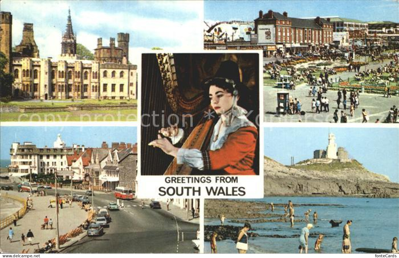 72296660 South_Wales PromenadeBarry Island Castel Cardiff - Andere & Zonder Classificatie