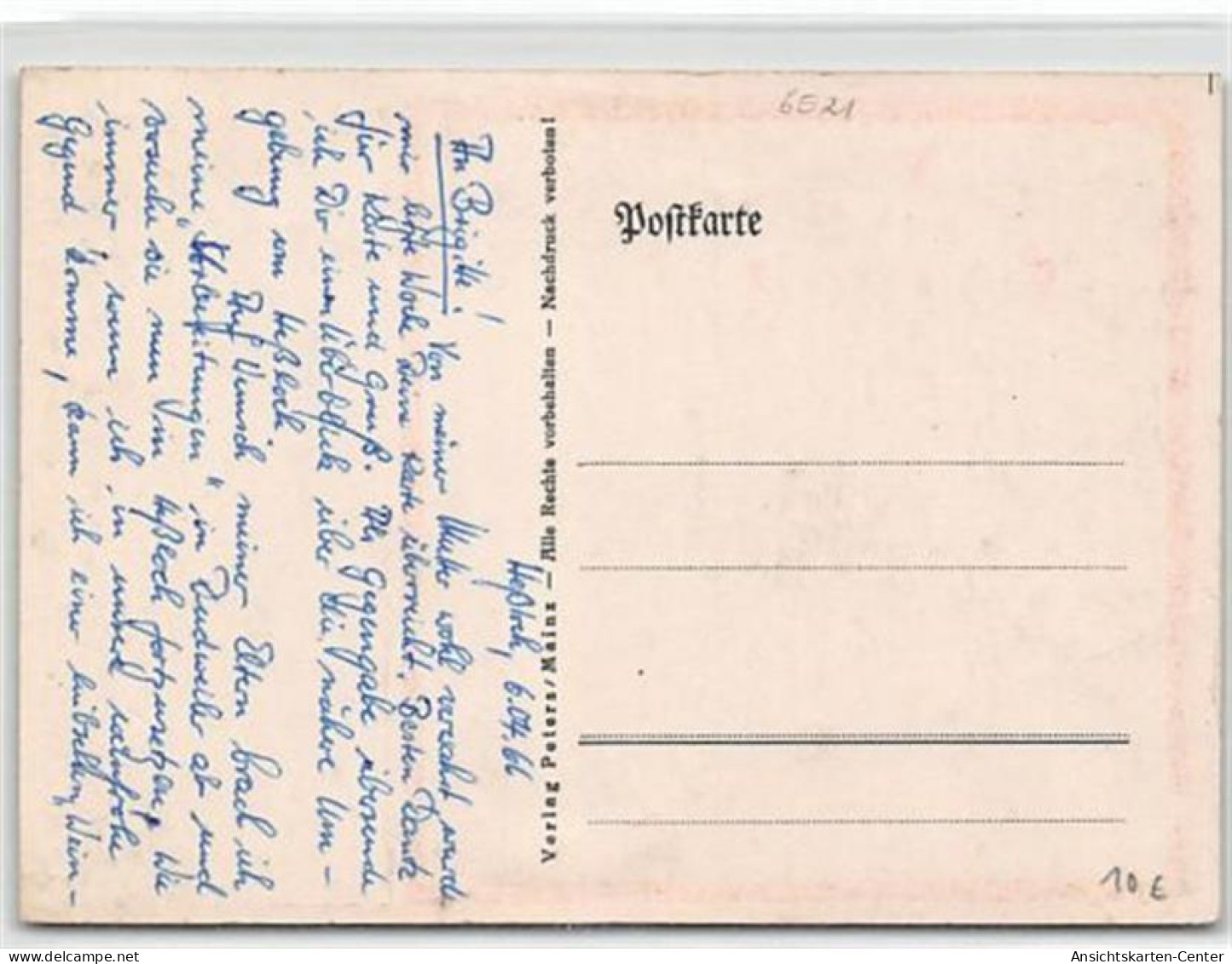 39098205 - Hessloch, Kuenstlerkarte. Gesamtansicht Kreis Worms Ungelaufen  Handschriftliches Datum Von 1966. Gute Erhal - Worms