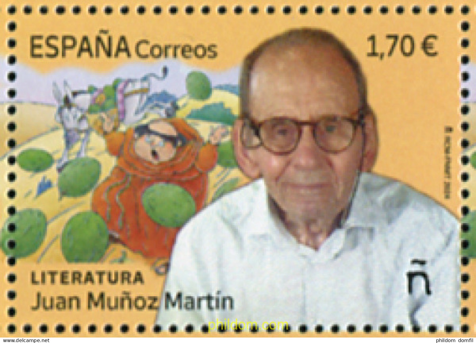 727181 MNH ESPAÑA 2024 LITERATURA. JUAN MUÑOZ MARTÍN. - Ungebraucht