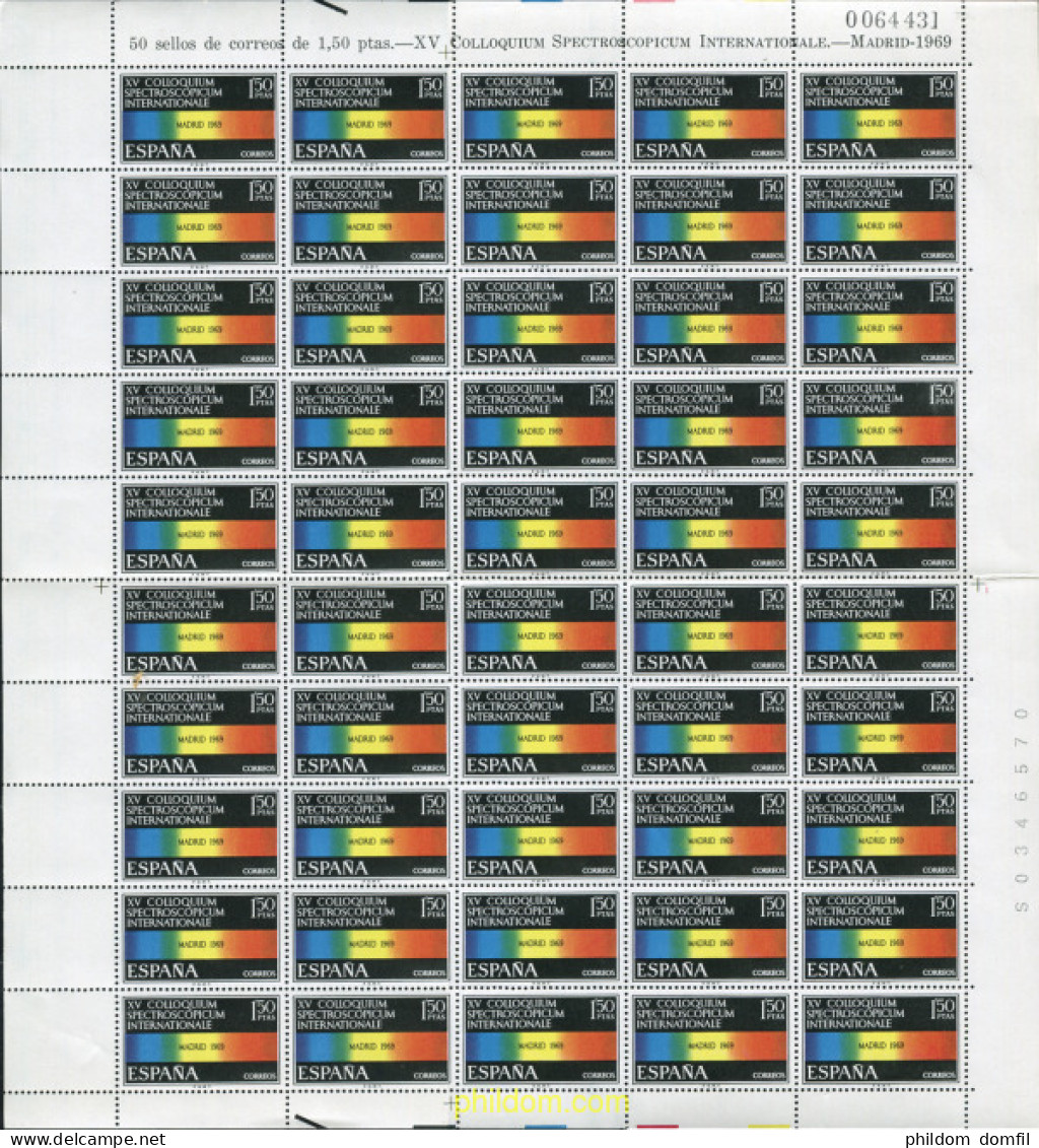 728638 MNH ESPAÑA 1969 15 COLLOQUIUM SPECTROSCOPICUM INTERLATIONALE - Neufs