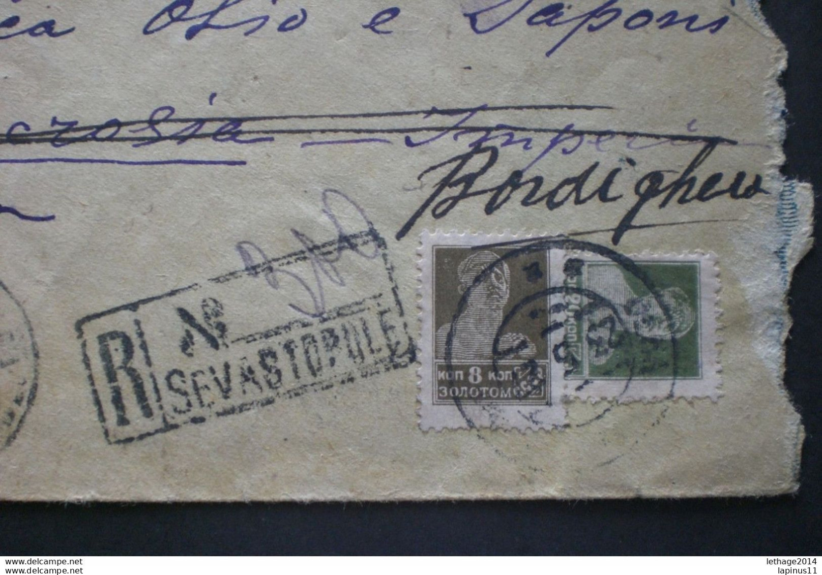 RUSSIA RUSSIE РОССИЯ STAMPS COVER 1927 REGISTER MAIL RUSSLAND TO ITALY RRR - Lettres & Documents