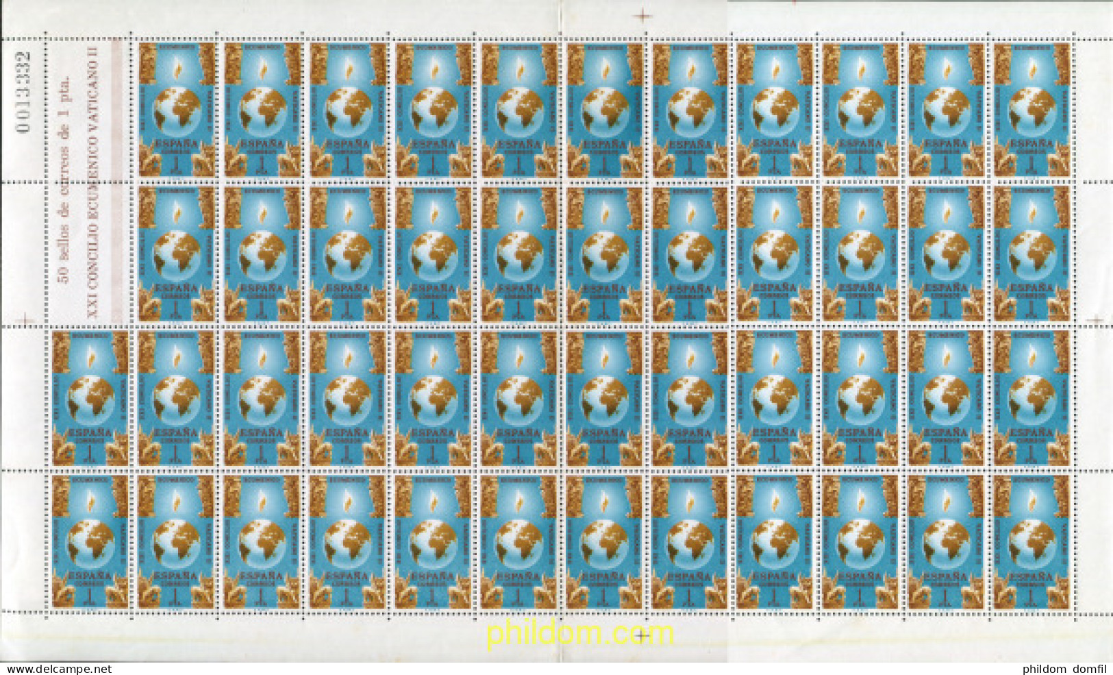 728646 MNH ESPAÑA 1965 CLAUSURA DEL CONCILIO ECUMENICO VATICANO II - Unused Stamps