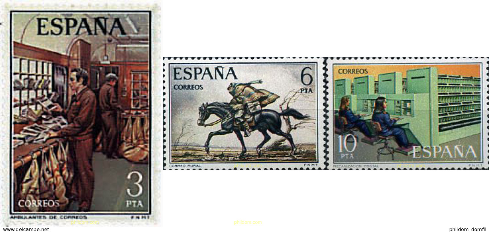 728654 MNH ESPAÑA 1976 SERVICIO POSTAL - Unused Stamps