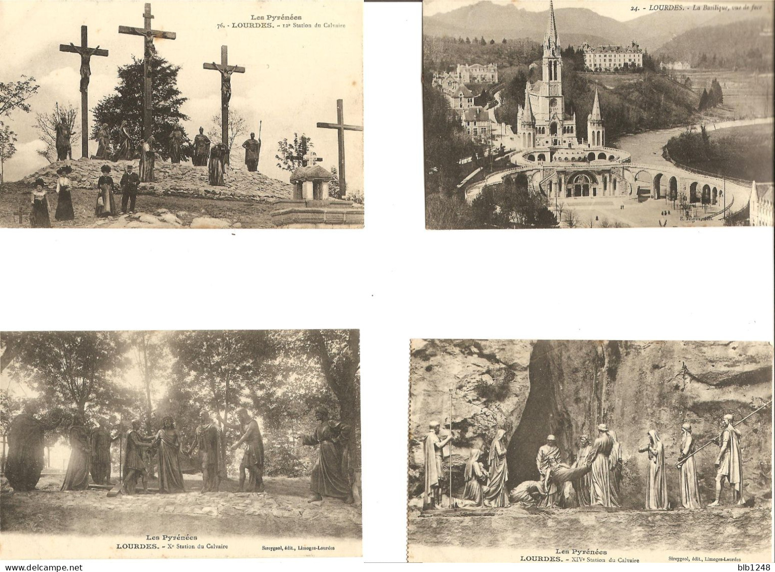 [65] Hautes Pyrénées > Lot De 8 CPA De Lourdes - 5 - 99 Cartes