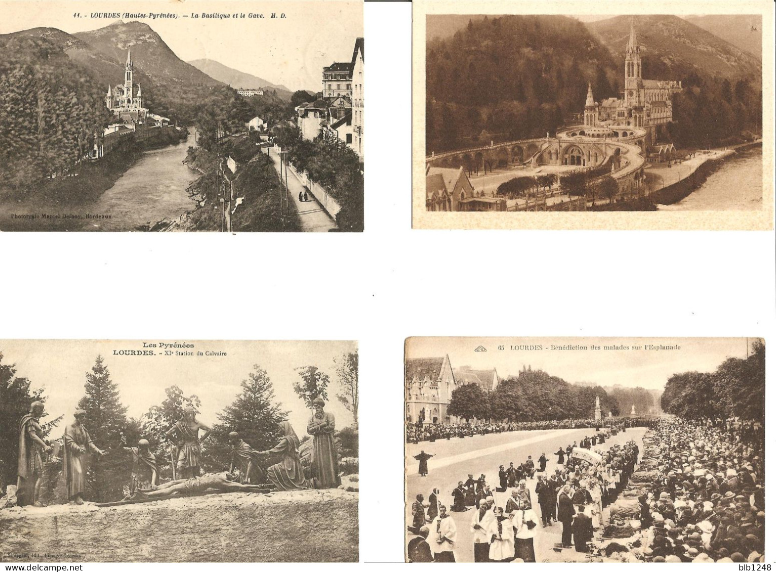 [65] Hautes Pyrénées > Lot De 8 CPA De Lourdes - 5 - 99 Postales