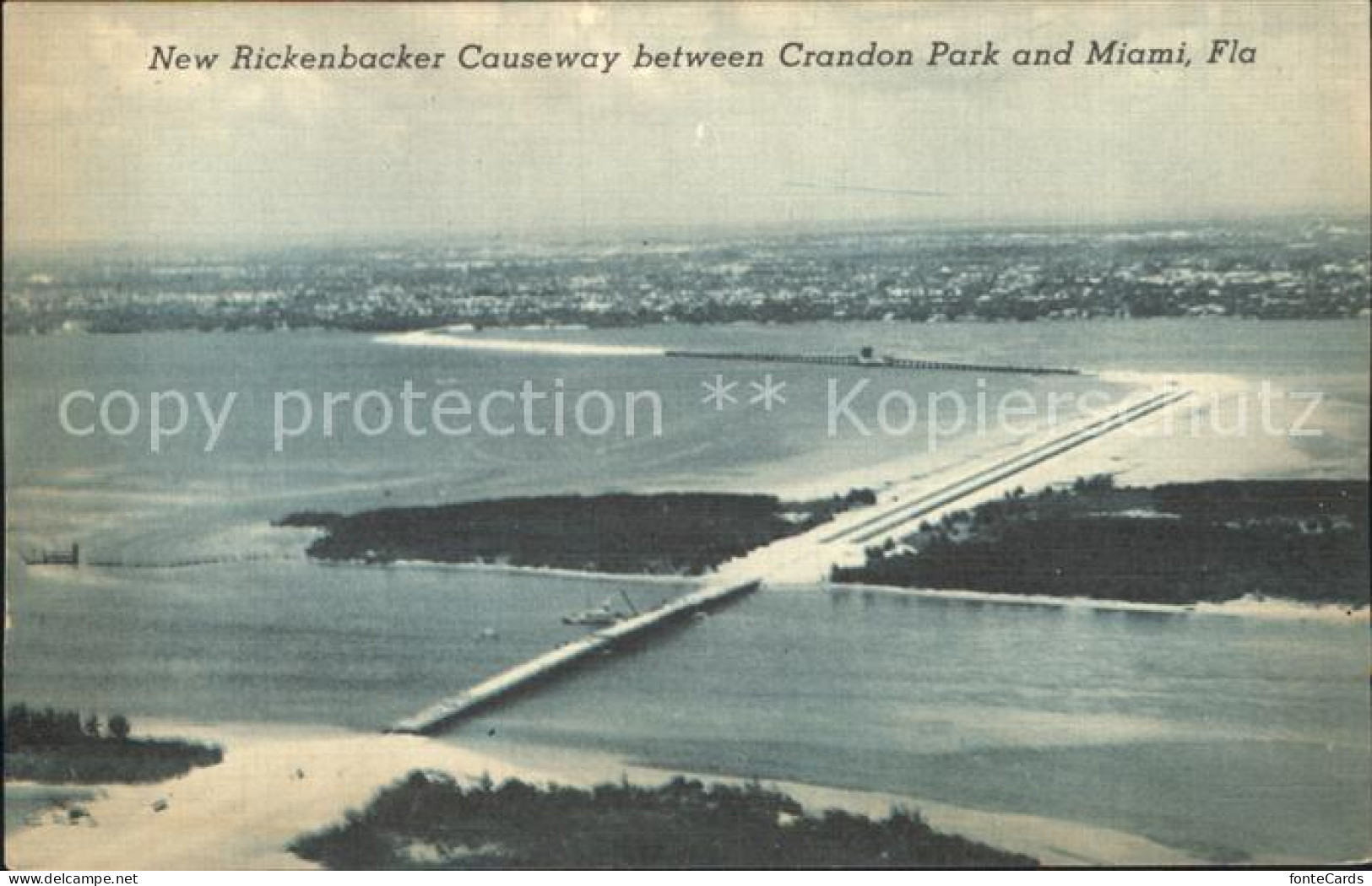 72294922 Miami_Florida New Rickenbacker Causeway Crandon Park - Autres & Non Classés