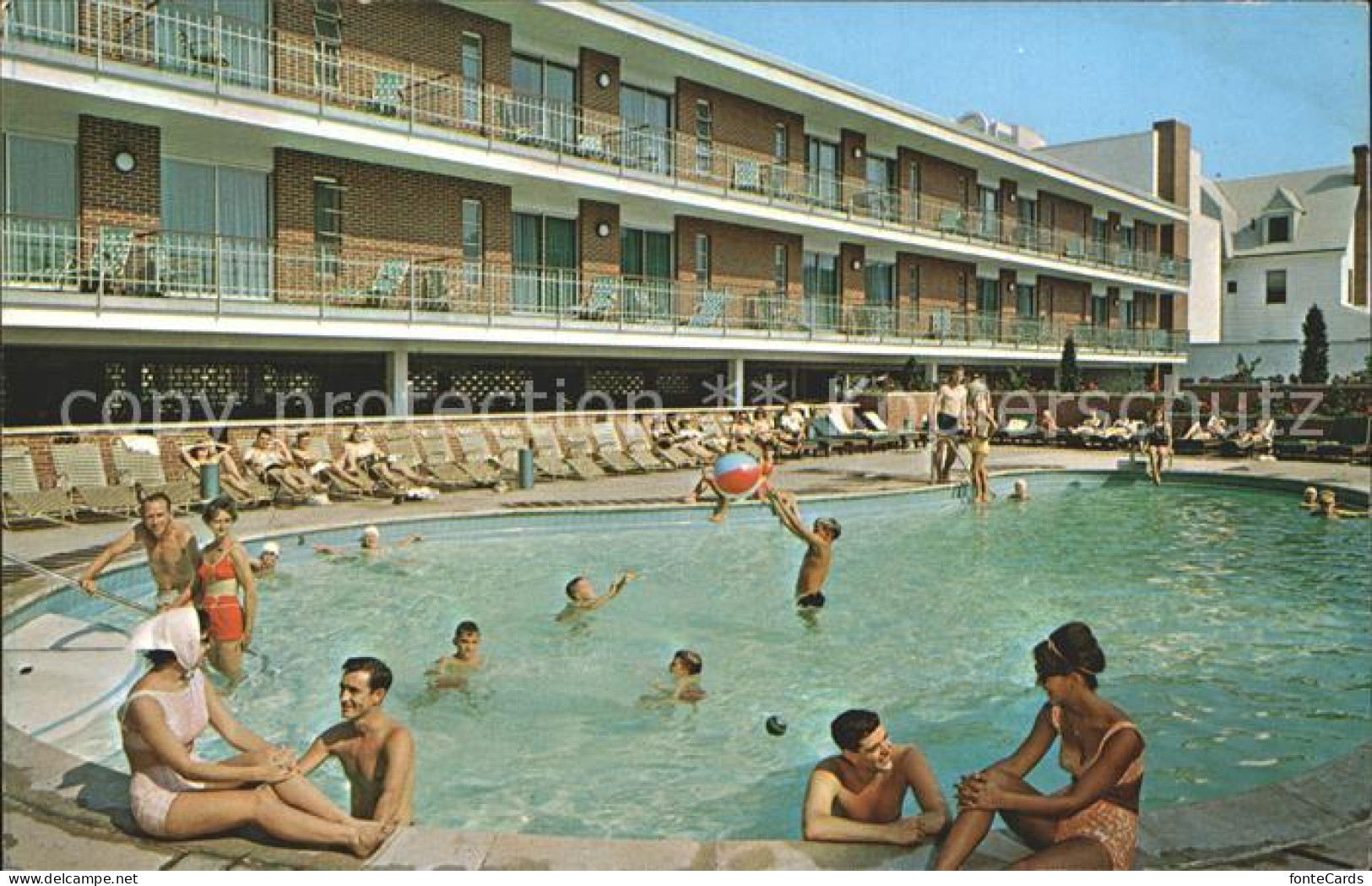 72294737 Atlantic_City_New_Jersey Colton Manor Hotel Swimming Pool - Autres & Non Classés