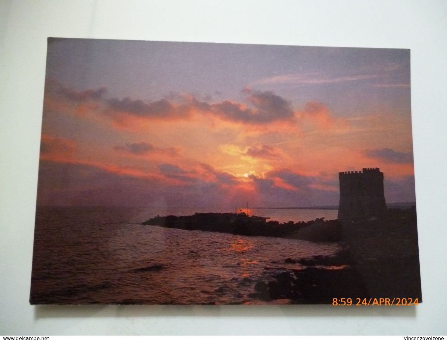 Cartolina Viaggiata "TORRE VADO  Tramonto" 1985 - Lecce