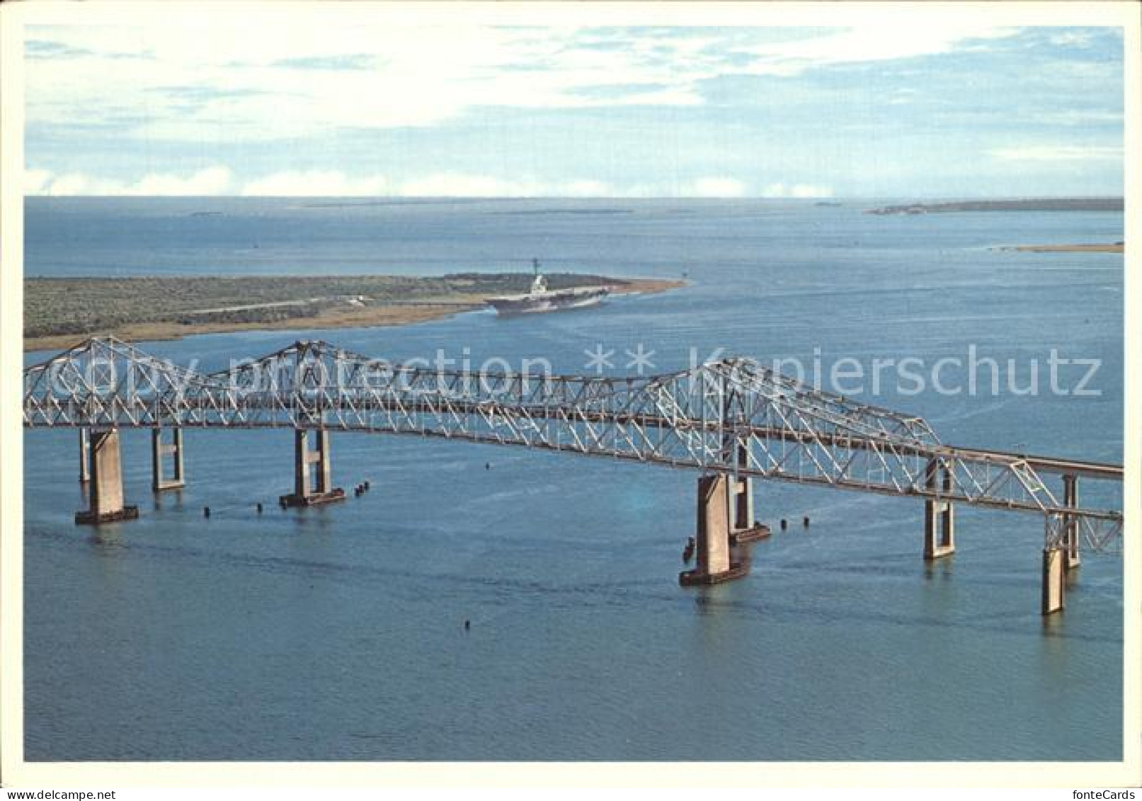 72294708 Charleston_South_Carolina Fliegeraufnahme Charleston Harbor  - Sonstige & Ohne Zuordnung