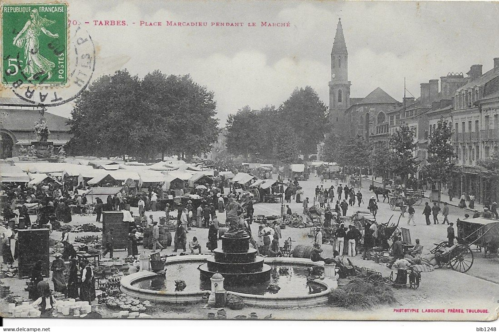 65] Hautes Pyrénées > Tarbes Place Marcadieu Marché - Tarbes