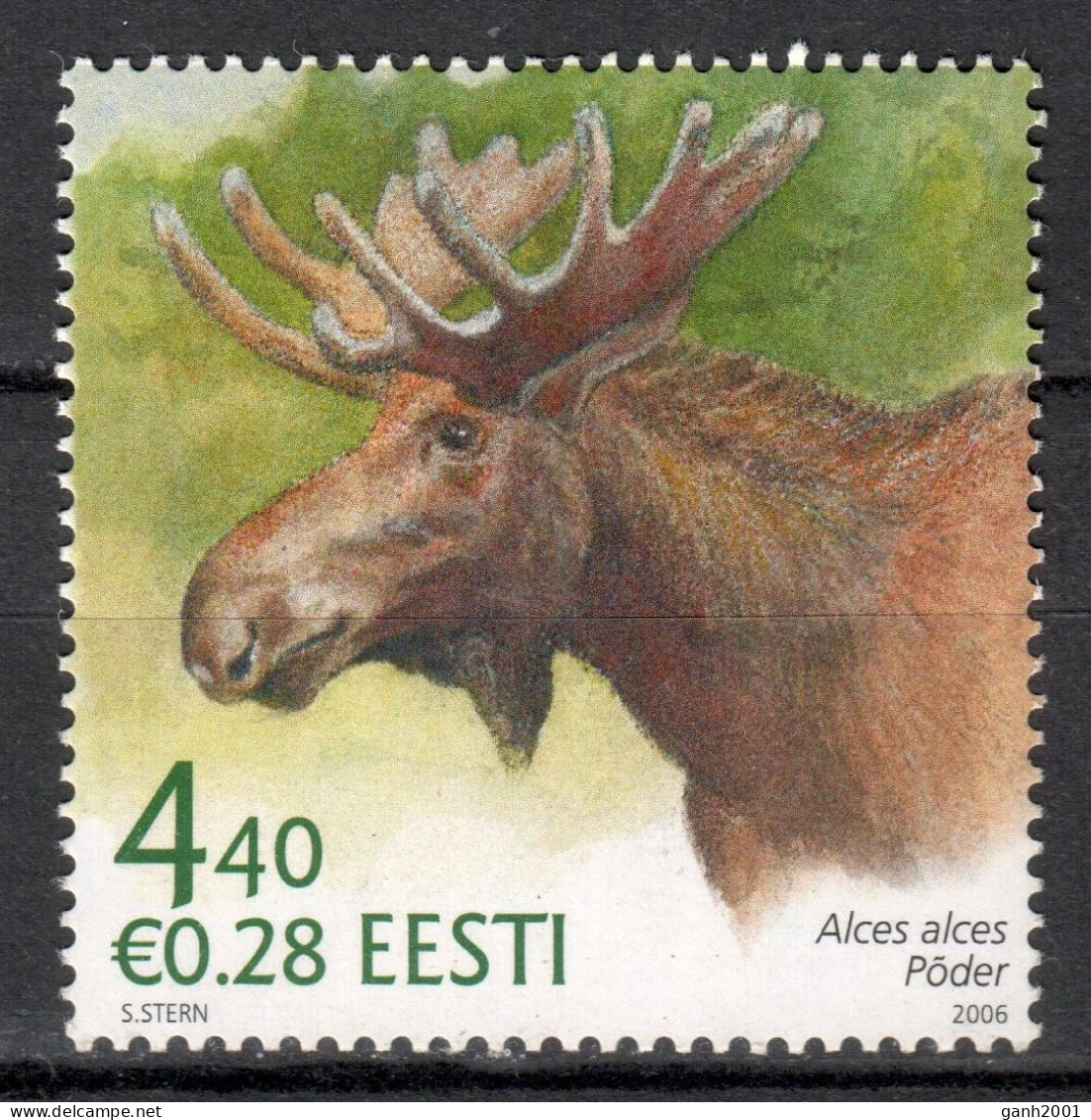 Estonia 2006 / Fauna Mammals Elk MNH Alce Mamíferos Säugetiere Elch / Cu22074  27-43 - Altri & Non Classificati