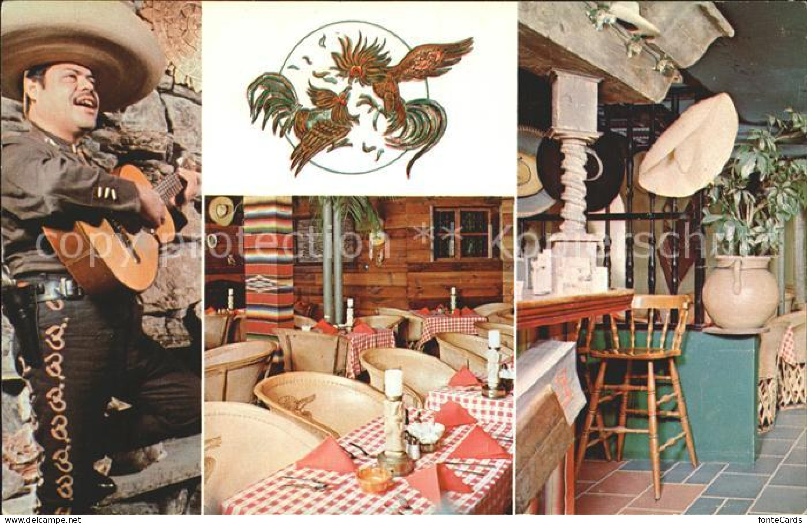 72291637 Chicago_Illinois La Margarita Old Mexico Restaurant Gitarrenspieler - Sonstige & Ohne Zuordnung