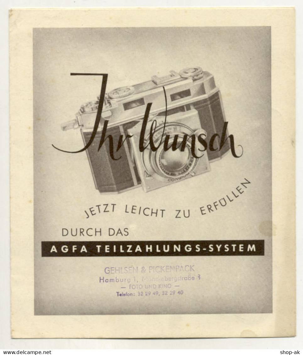 C269/ Agfa Fotoapparat Prospekt Ca.1955 - Advertising