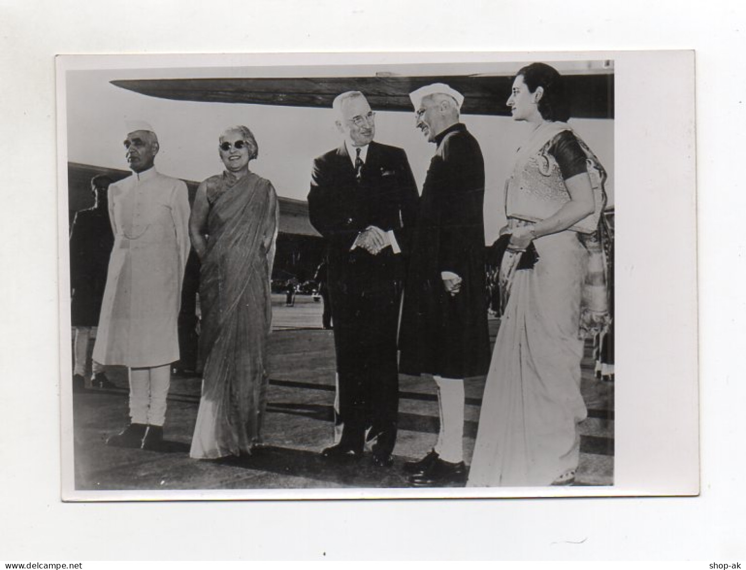 C2057/ Pandit Nehru, President Truman And Indira Gandhi 1949 Foto Indien  - Indien