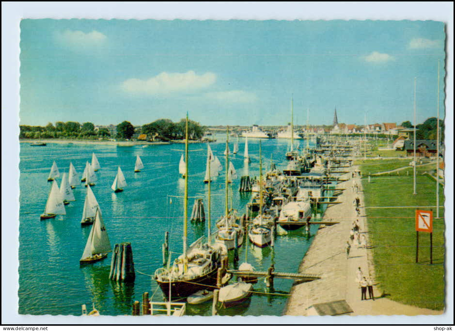 P3N41/ Travemünde Yachthafen AK Ca.1960 - Lübeck-Travemuende