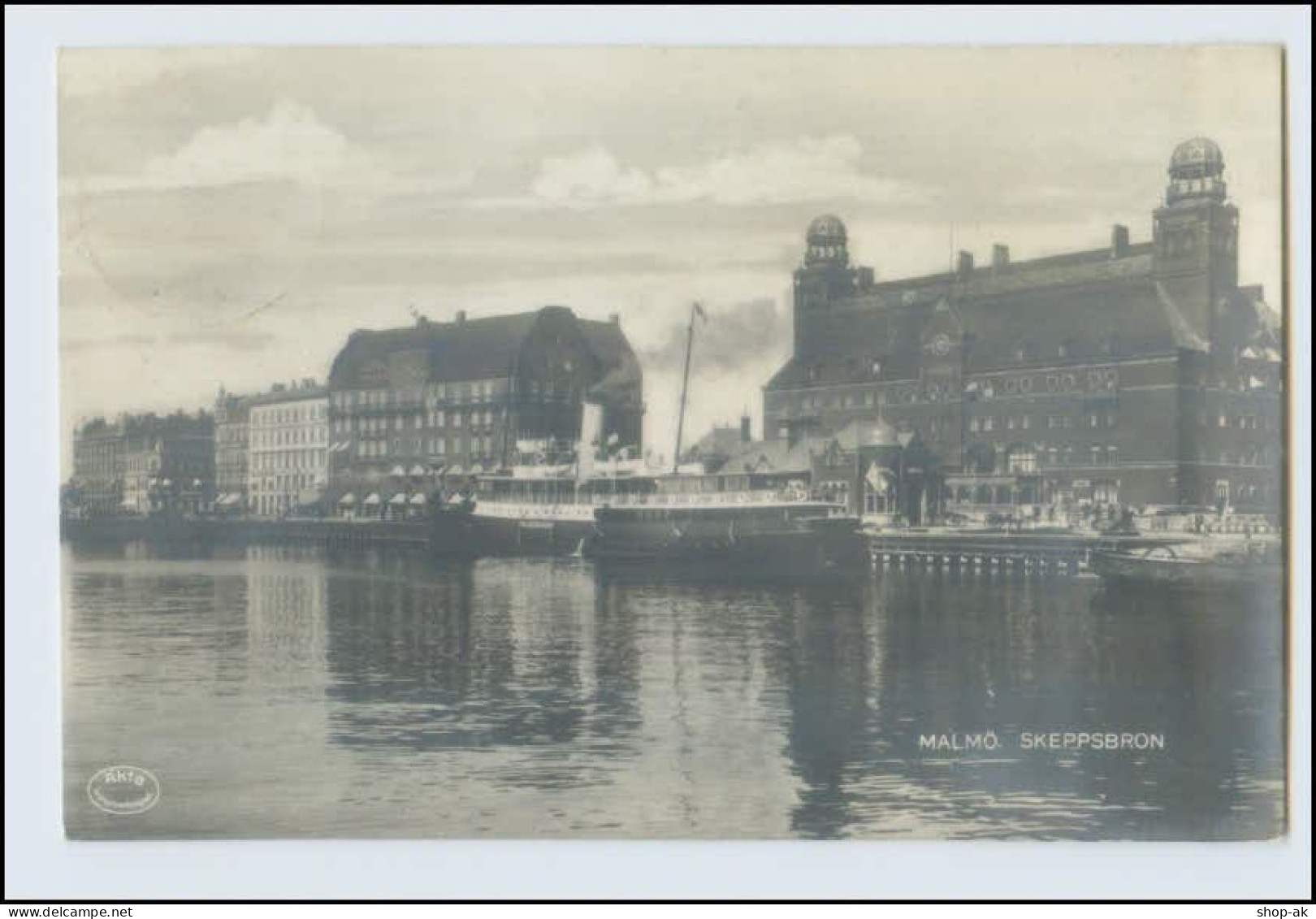 W1C59/ Schweden Malmö Skeppsbron 1928 Foto AK - Zweden