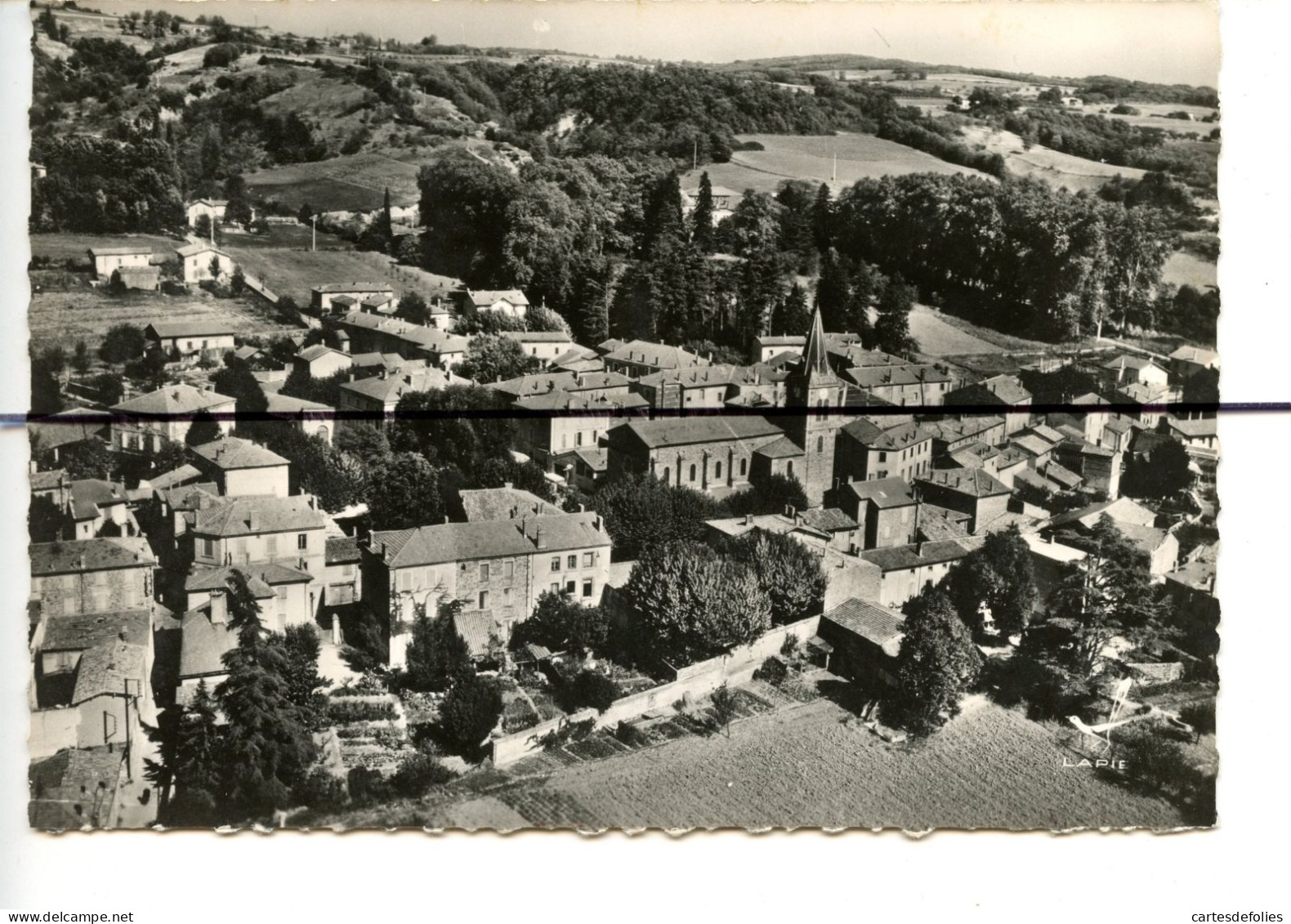 CPSM. GF. Drome. D26. Saint-Uze . SAINT UZE . Vue Générale . LAPIE - Other & Unclassified