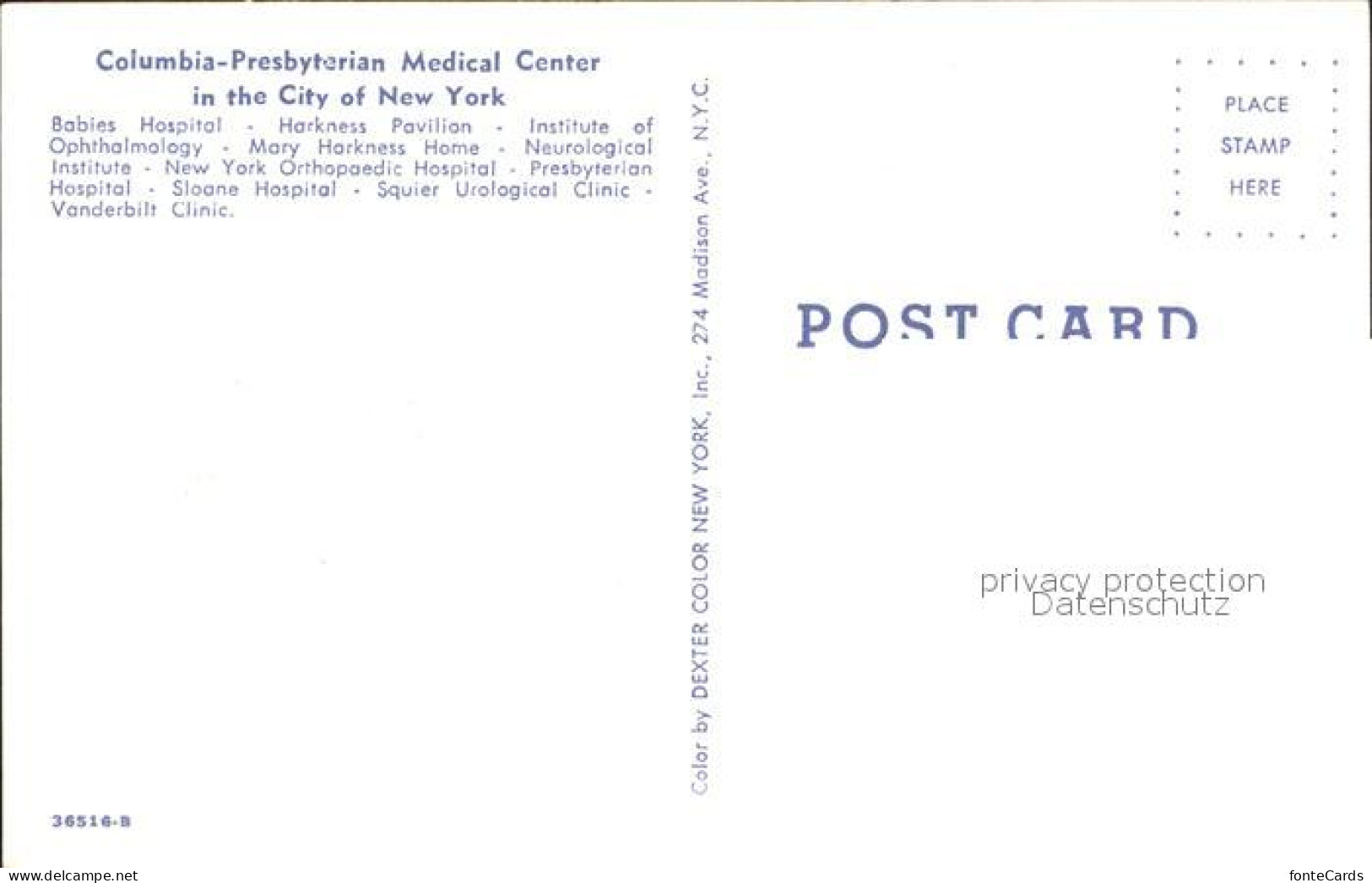 72291100 New_York_City Columbia Presbyterian Medical Center - Other & Unclassified