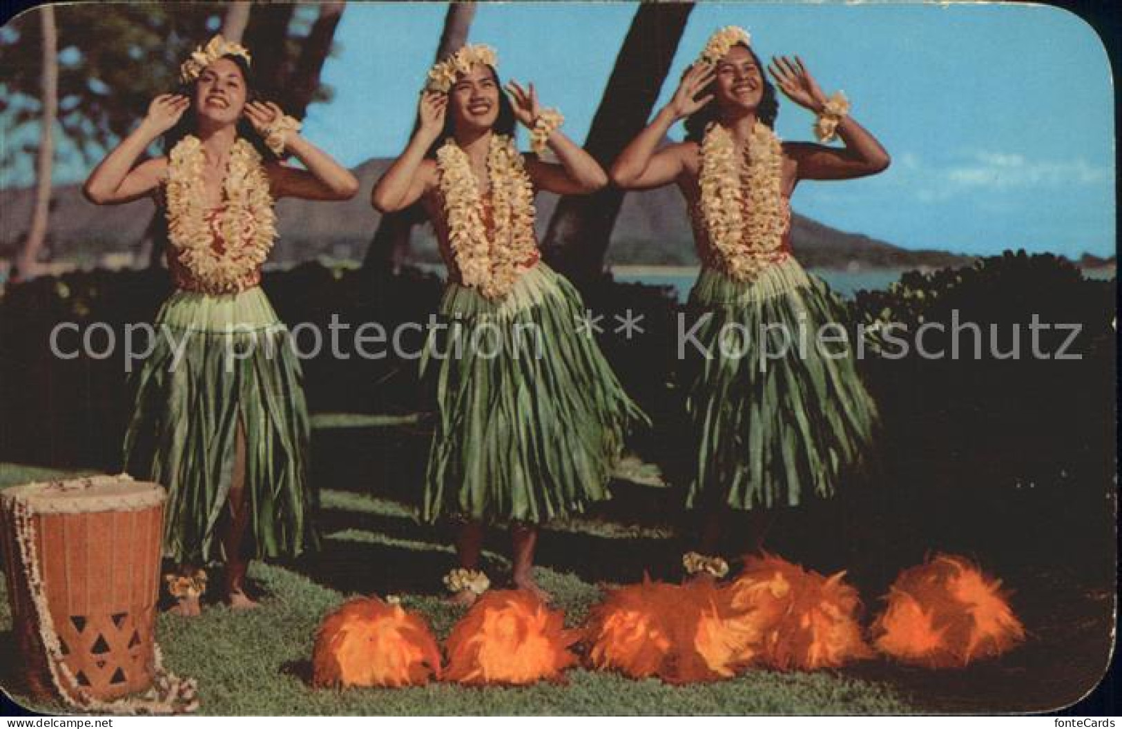 72291094 Waikiki Hula Maidens - Autres & Non Classés