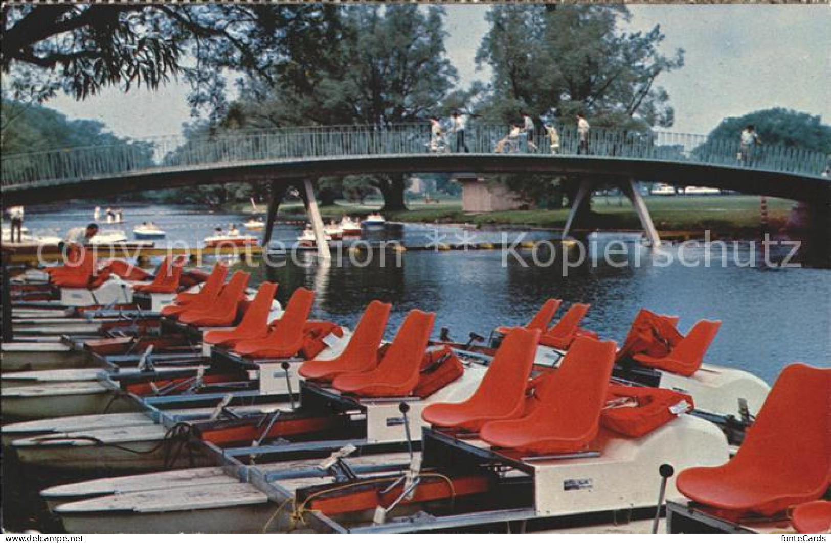 72291087 Toronto Canada Paddle Boats On The Lagoon Center Island  - Unclassified